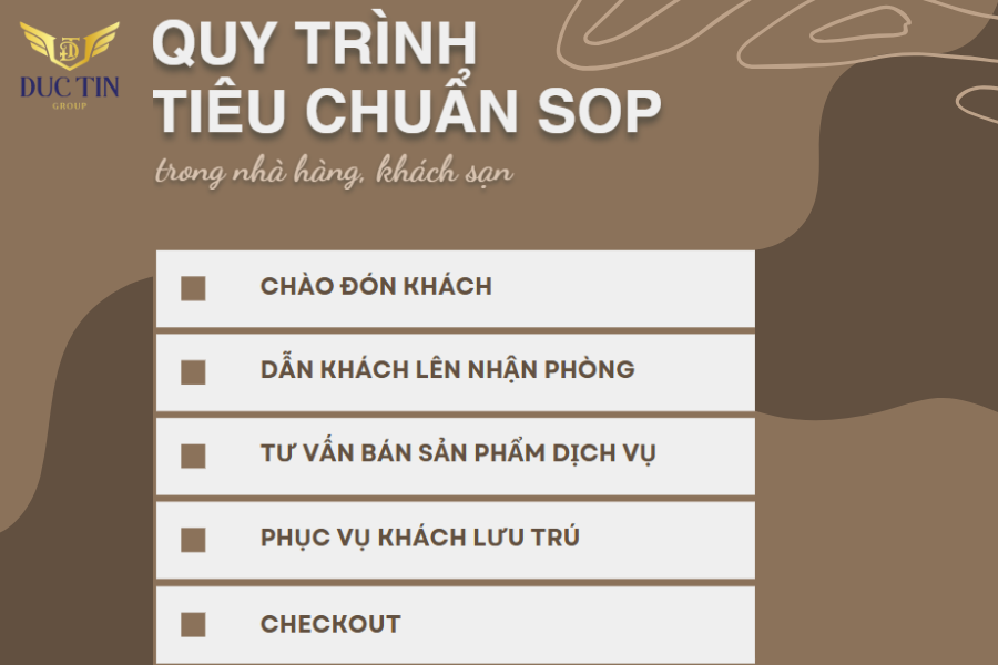 Quy trình SOP của vị trí lễ tân trong khách sạn